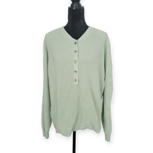 LOFT Oversized Cropped Casual Sweater